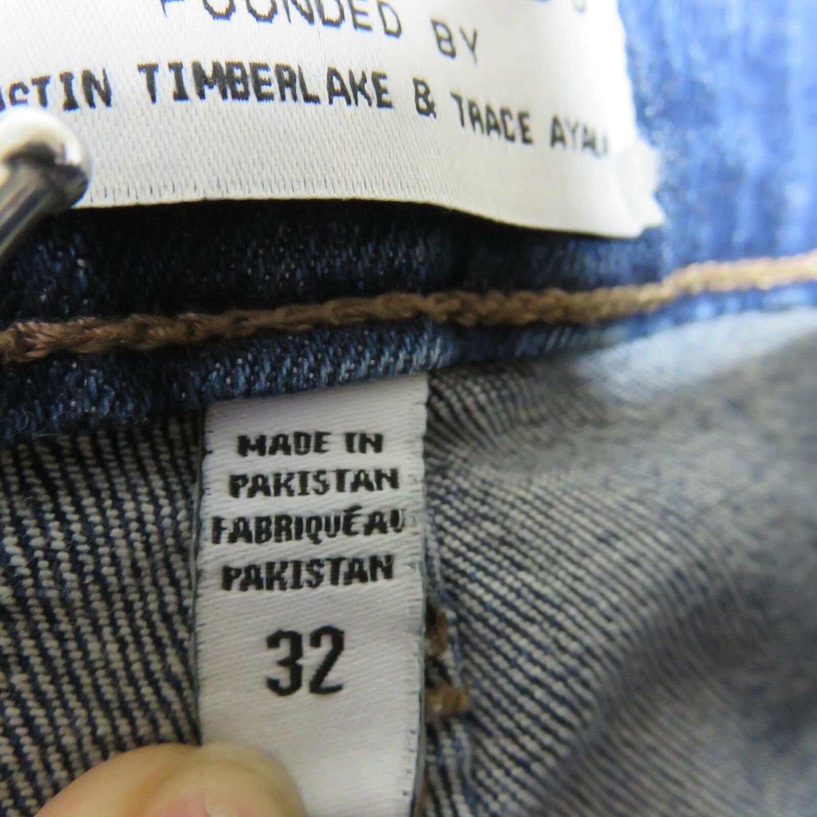 William Rast Perfect Skinny Distressed Fringe Hem Jeans - Junior's Size 32