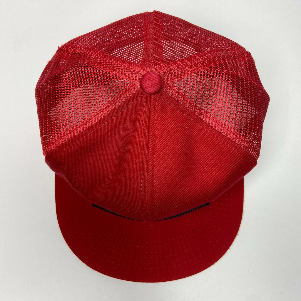 Vintage K Products Superflo Motor Oils Exxon Patch Mesh Snapback Trucker Hat