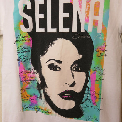 Selena Graphic T Shirt Band Tee - Women's Small