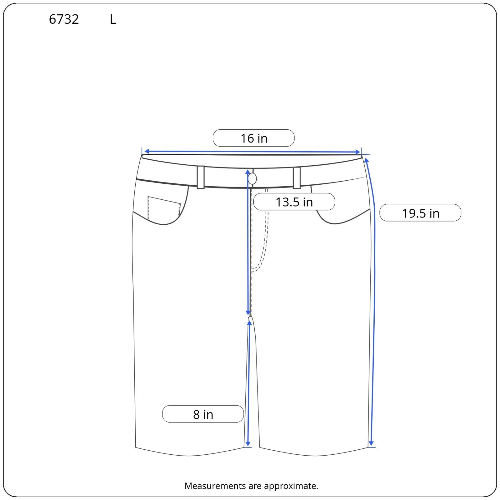 Vintage Gitano Stretch Waist Cargo Shorts - Men's Size L