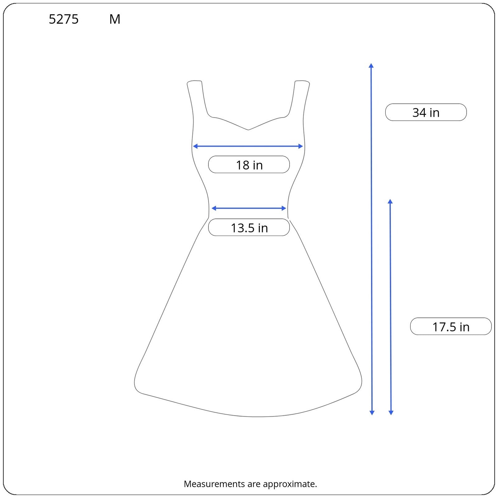 Maison Jules Sapphire Blue Textured Patterned Skater Dress - Women's Size M