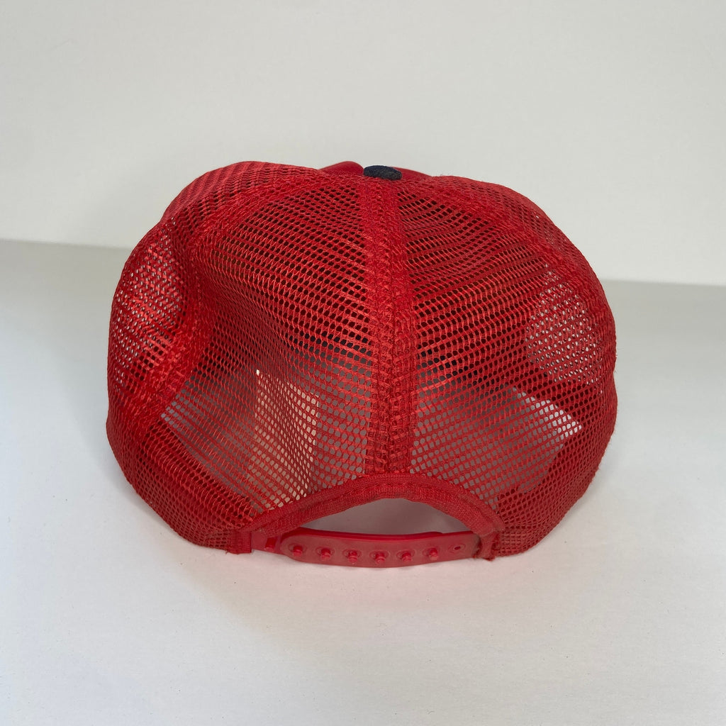 American Vintage Bud Light Mesh Snapback Trucker Hat Made in USA