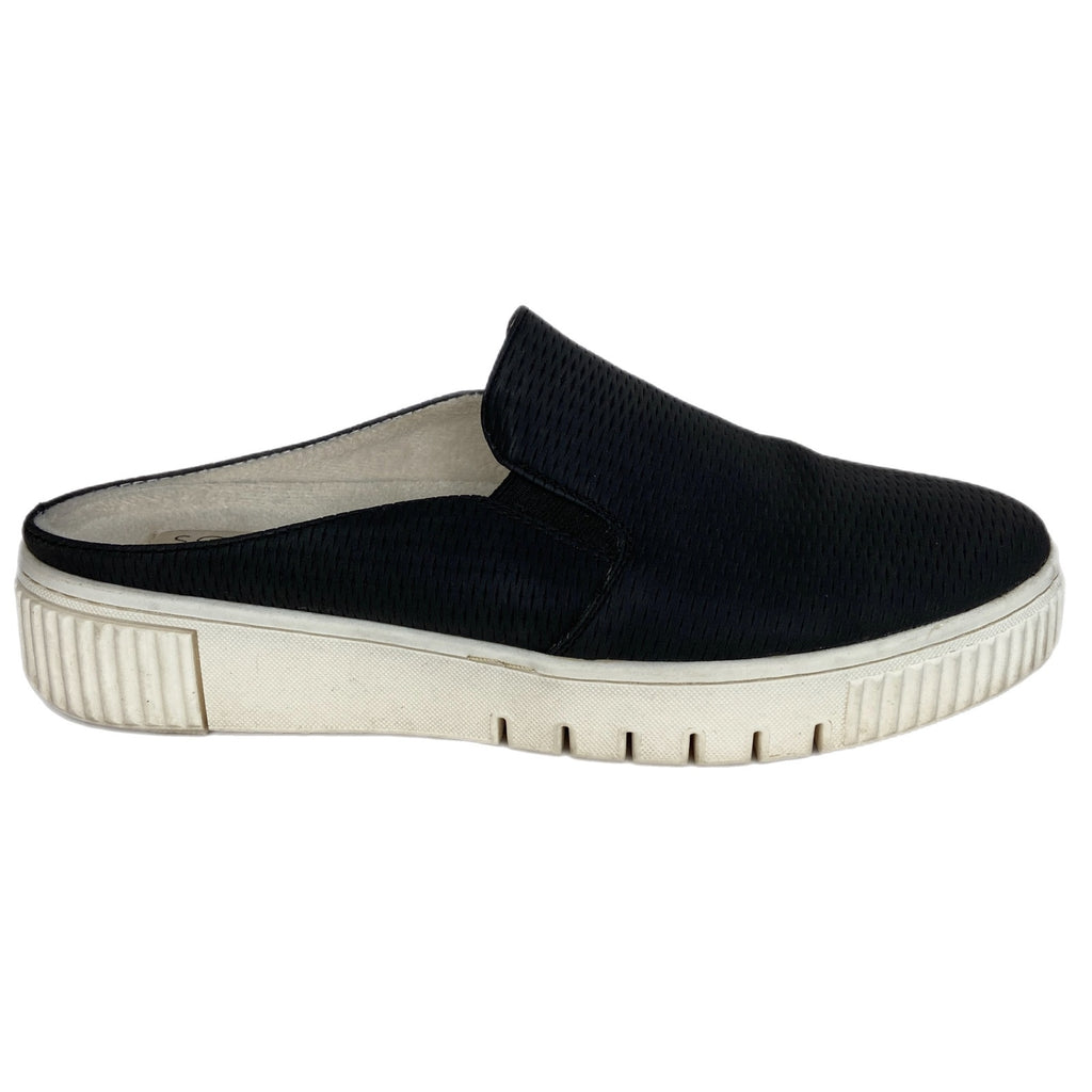 Naturalizer Soul Truly Black Faux Leather Slip On Sneakers - Women's Size 10