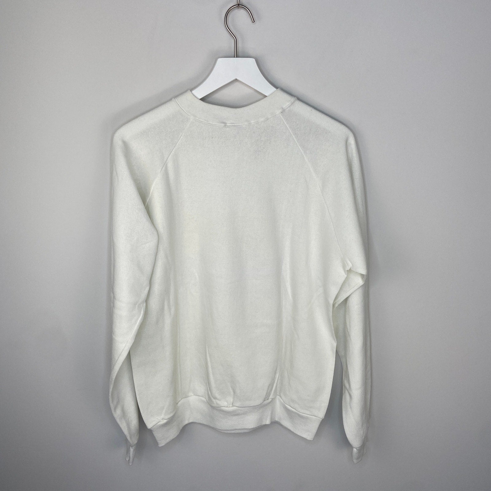 Vintage I Don't Do Mornings Party Duck Crewneck Sweatshirt - Adult Size L