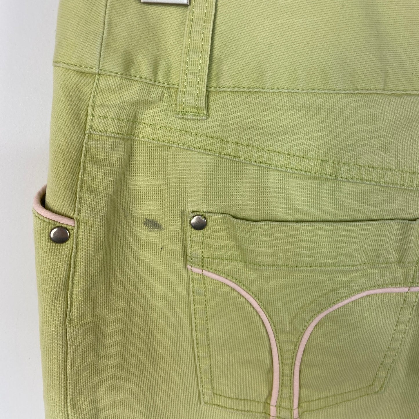 Y2K Light Green Short Skirt - Women's Size 4