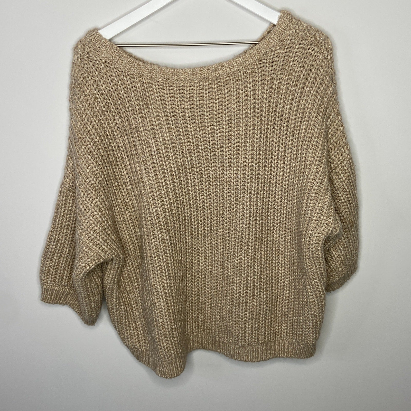 Victoria's Secret Oversized Crop Short Sleeve Slouchy Sweater - Women's  Small