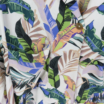 Sanctuary Wild Flower Tropical Print Lightweight Jacket Blazer - Women's XL