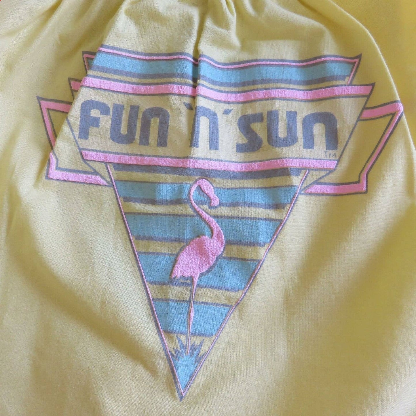 Vintage Fun n' Sun Pink Flamingo Cotton Shorts - Women's M