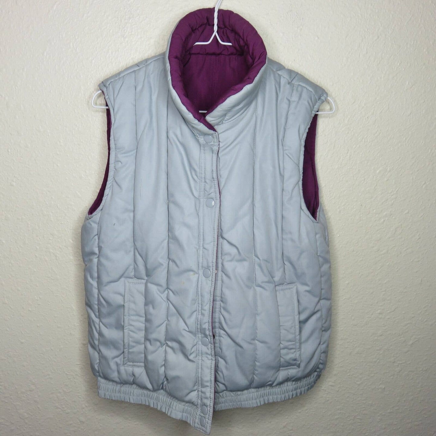 Vintage 2 Piece Reversible Fair Isle Sweater Jacket Vest - Women's M