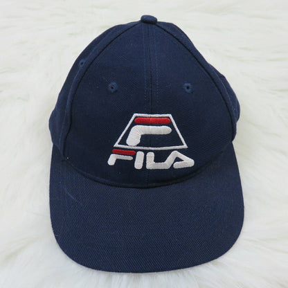 Fila Embroidered Logo Snapback Dad Hat