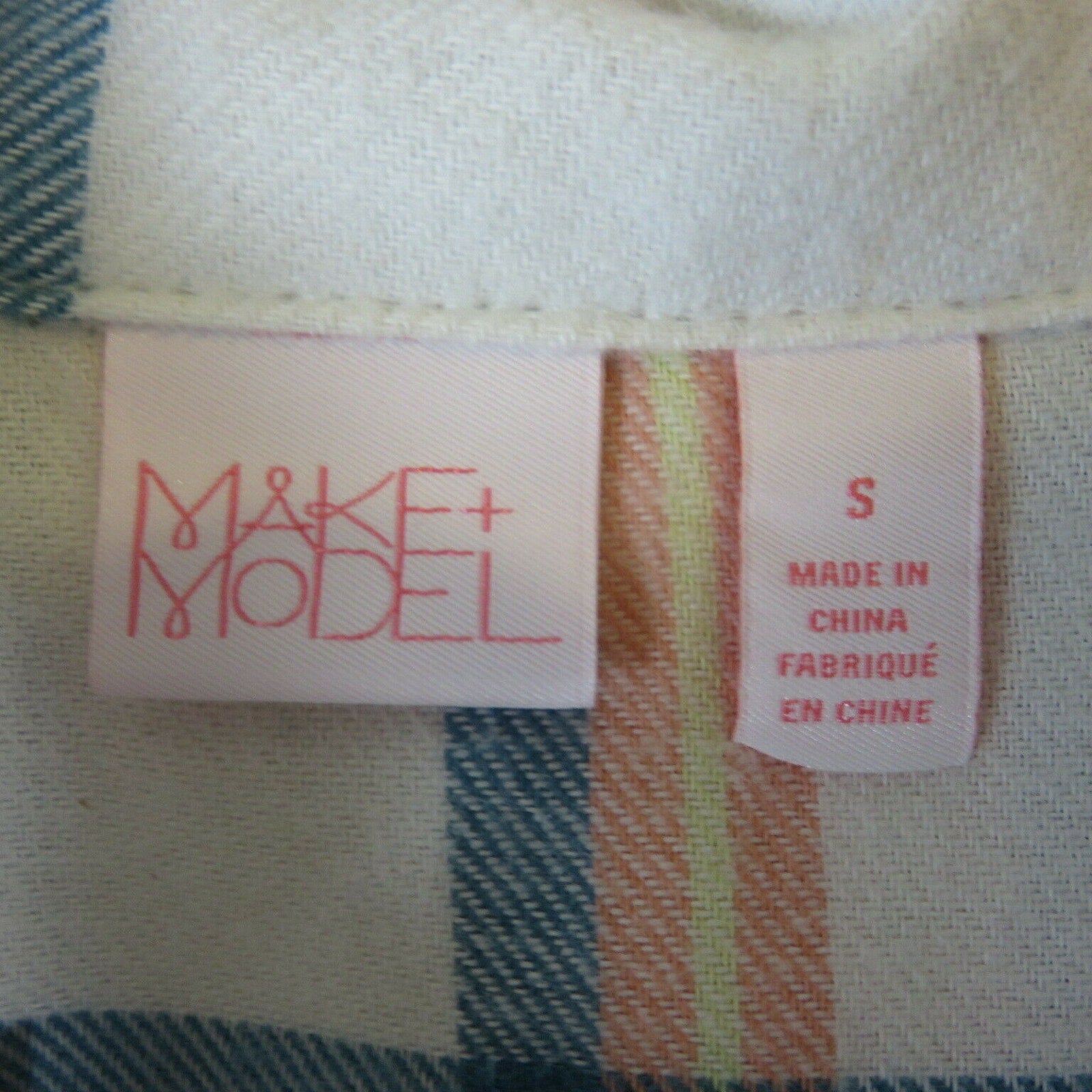 Make + Model Plaid Flannel Tunic - Women's Size Small