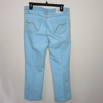 Z. Cavaricci Light Blue Straight Leg Jeans - Women's Size 8