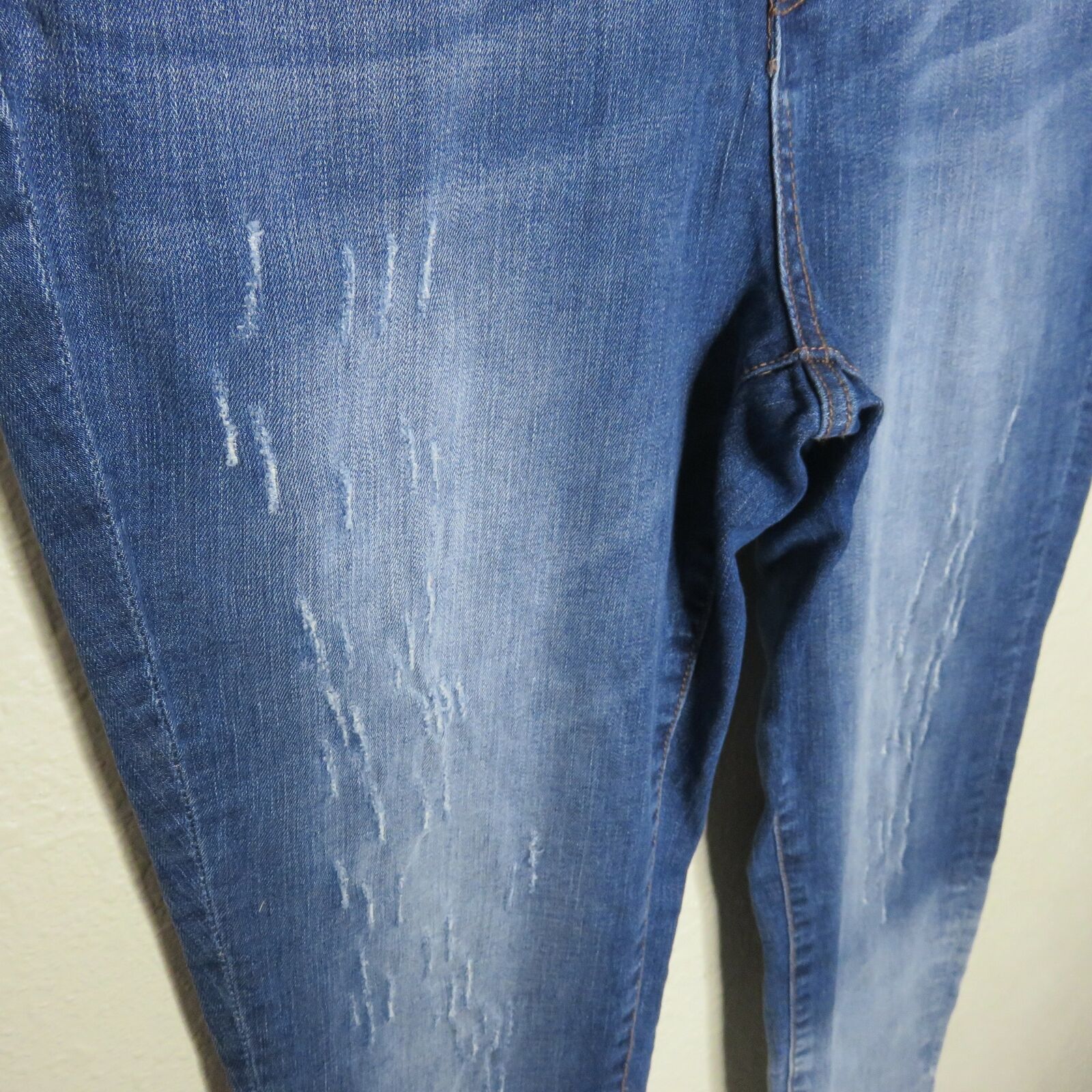 William Rast Perfect Skinny Distressed Fringe Hem Jeans - Junior's Size 32