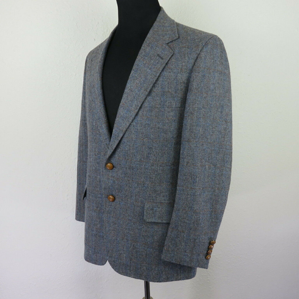 VanJulian for Dillard's Grey Wool Sport Coat Jacket - Men's Size 42