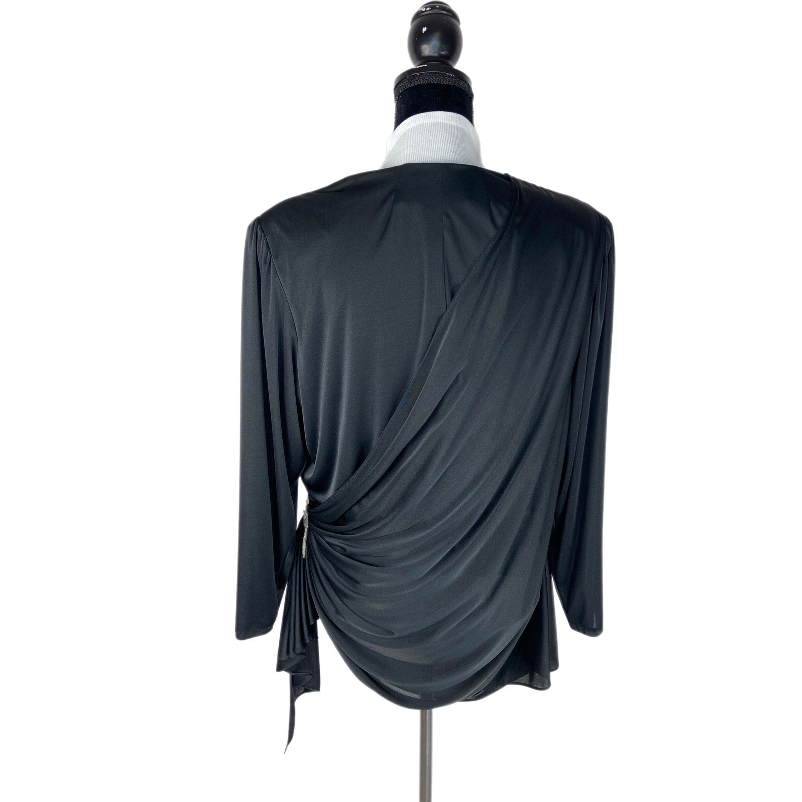 Vintage Wrap Formal Dressy Top - Women's Size M