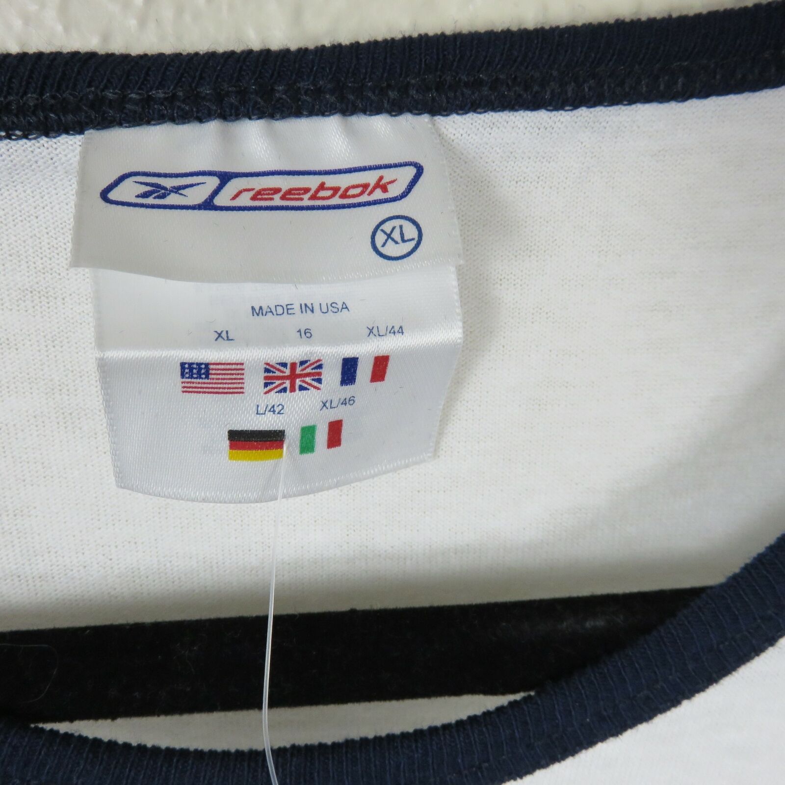 Vintage Reebok Ringer T Shirt - Men's XL