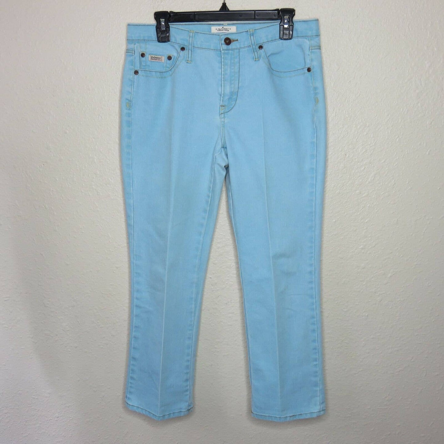 Z. Cavaricci Light Blue Straight Leg Jeans - Women's Size 8