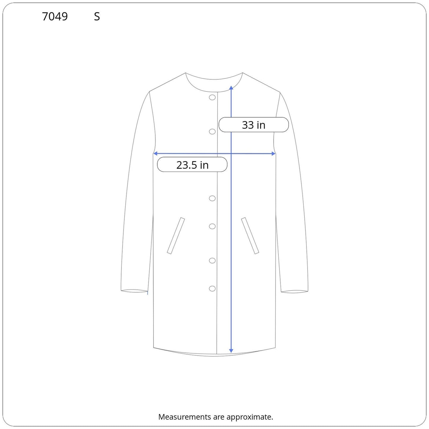 Y2K Flannel Lined Long Denim Oversized Utility Coat - Women's Size Small