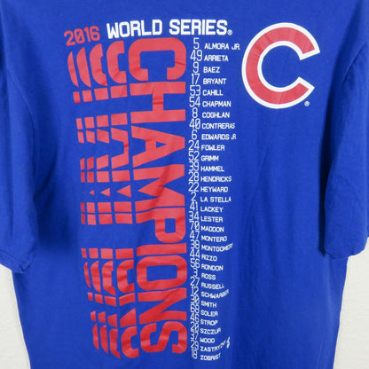 Nike Chicago Cubs 2016 World Series Champions T Shirt - Men's Large