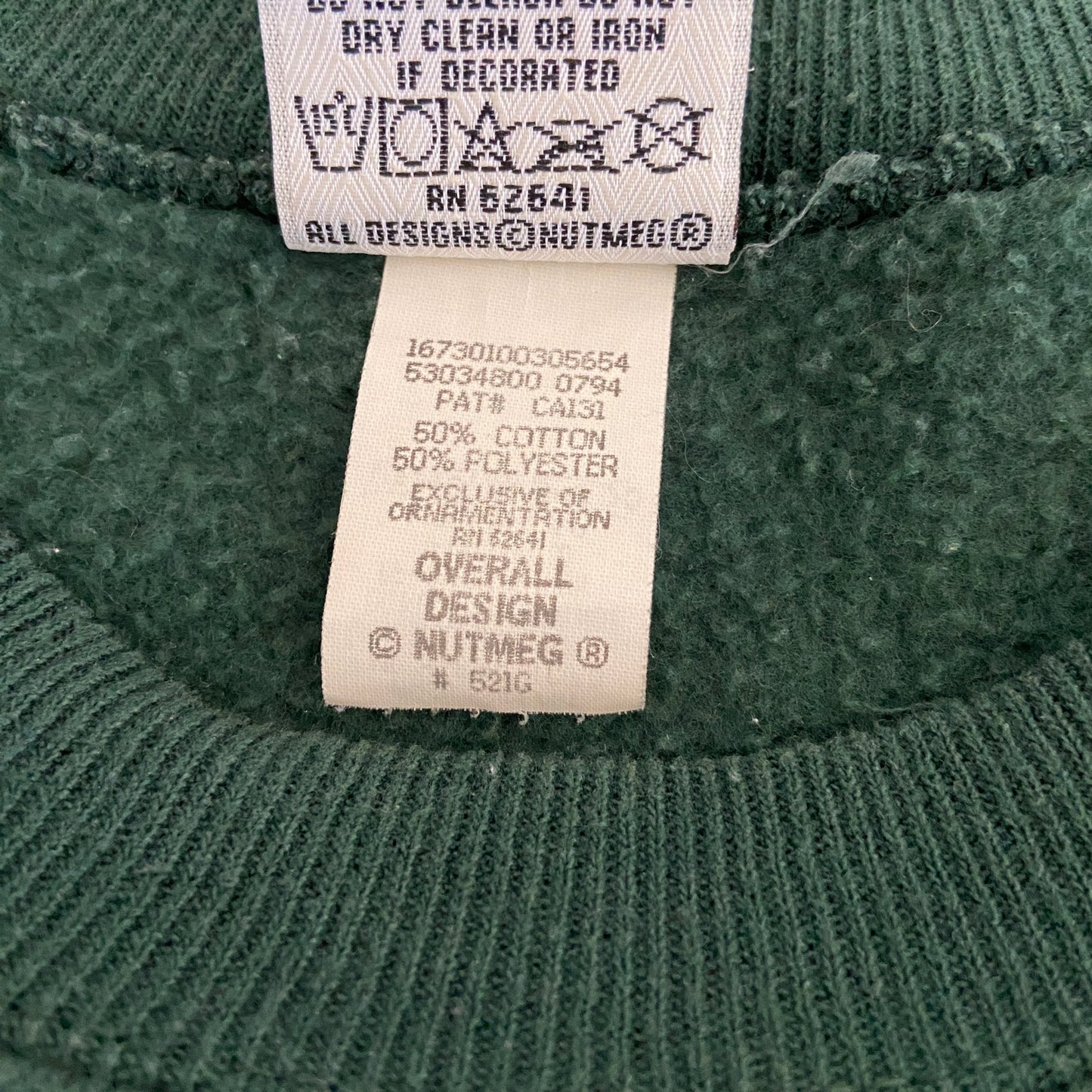 American Vintage Hops Bar & Grill Green Crewneck Sweatshirt - Men's Size M