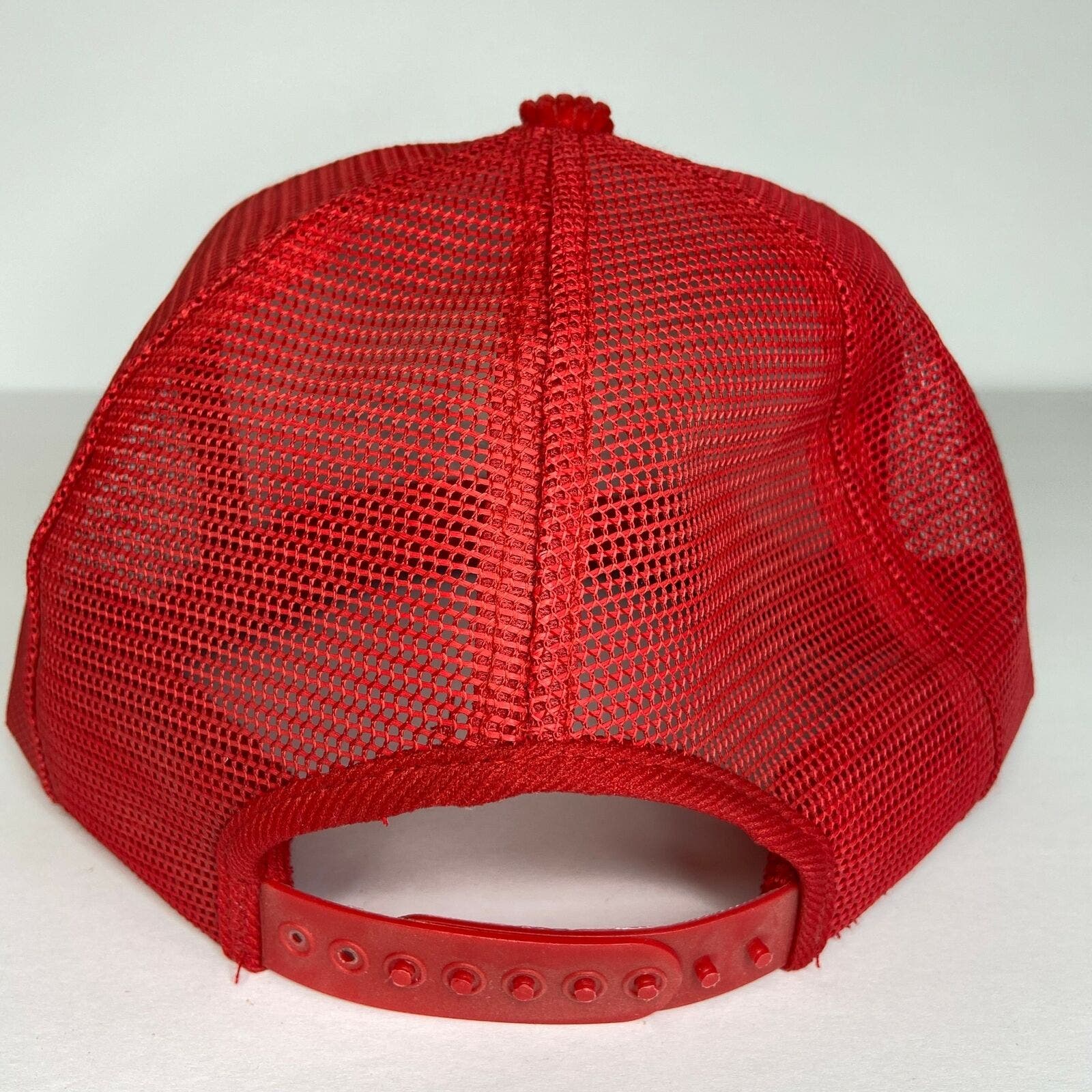Vintage Mac Racing Corduroy Mesh Snapback Trucker Hat Made in USA
