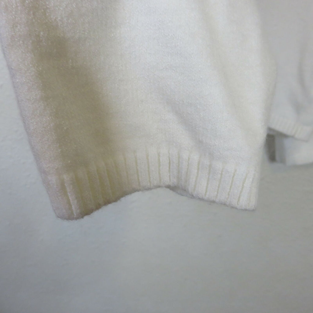 Lulus Open Back Cream Super Soft Crop Sweater NWT - Women's Medium