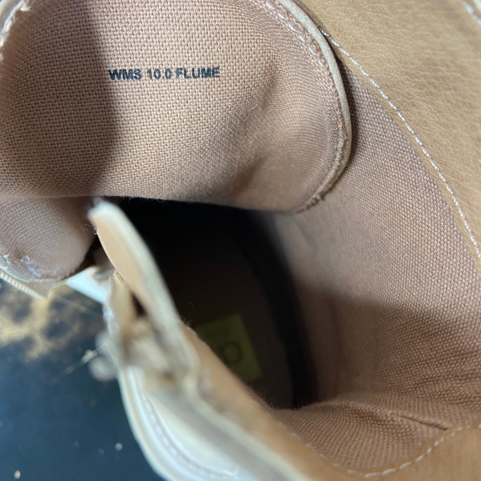 Dolce Vita Flume Tan Chunky Combat Boots - Women's Size 10