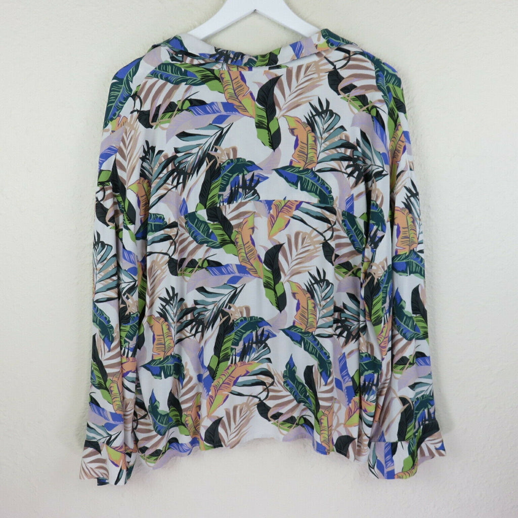 Sanctuary Wild Flower Tropical Print Lightweight Jacket Blazer - Women's XL