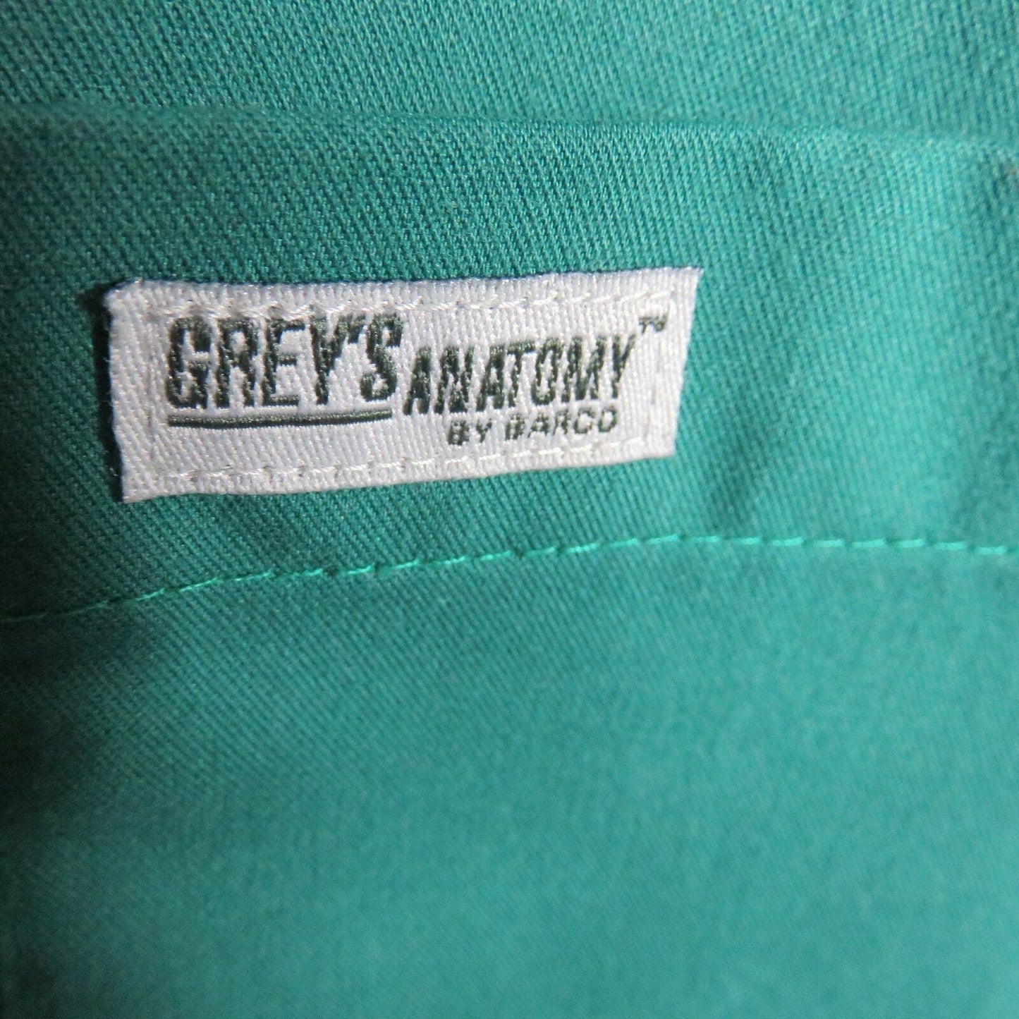 Grey's Anatomy Green Mock Wrap Scrub Top - Women's XS