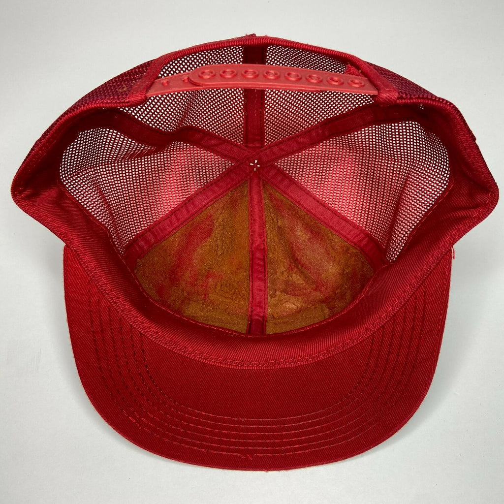 Vintage K Products Superflo Motor Oils Exxon Patch Mesh Snapback Trucker Hat