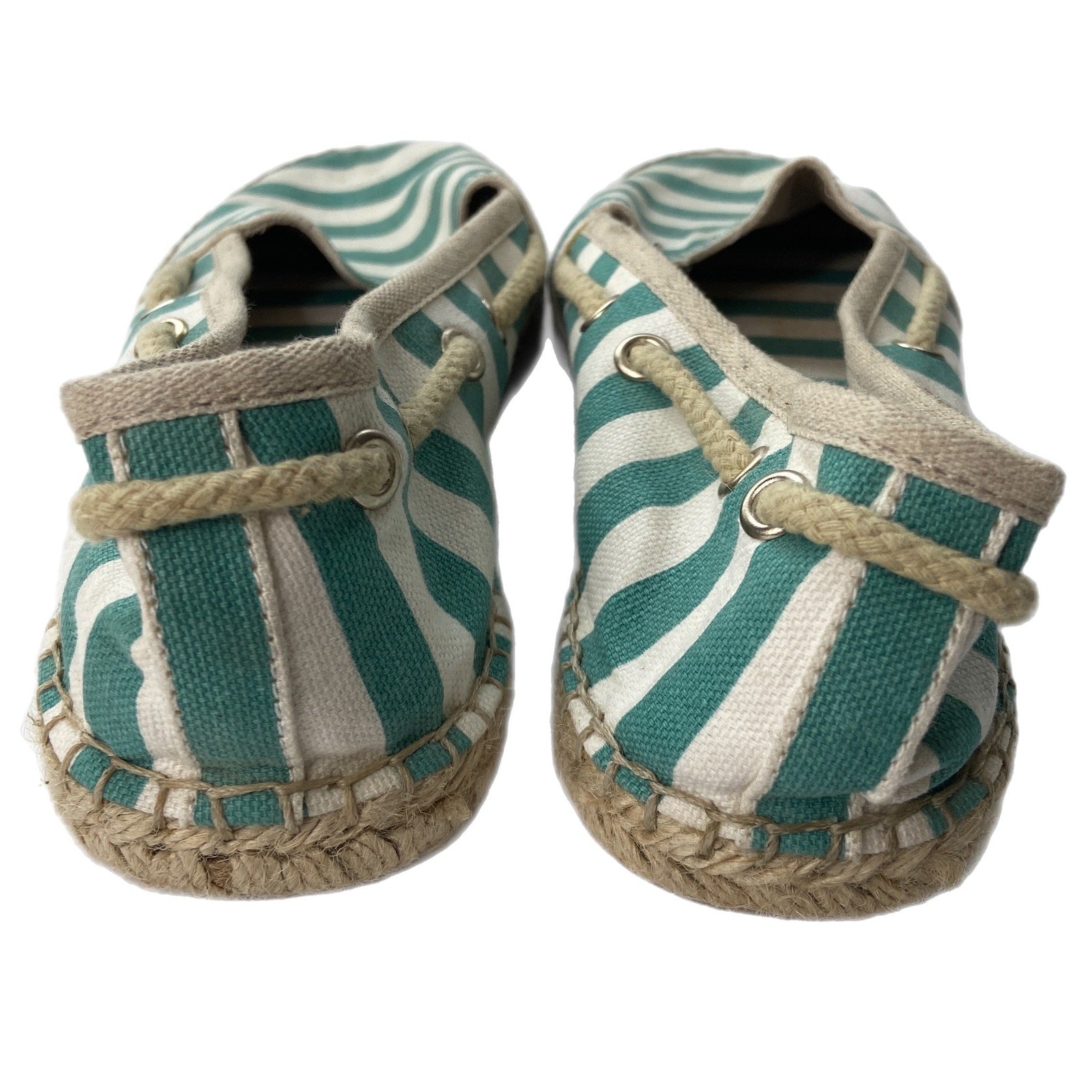 Vince Camuto Striped Flat Slip On Espadrille Shoes - Women's Size 9