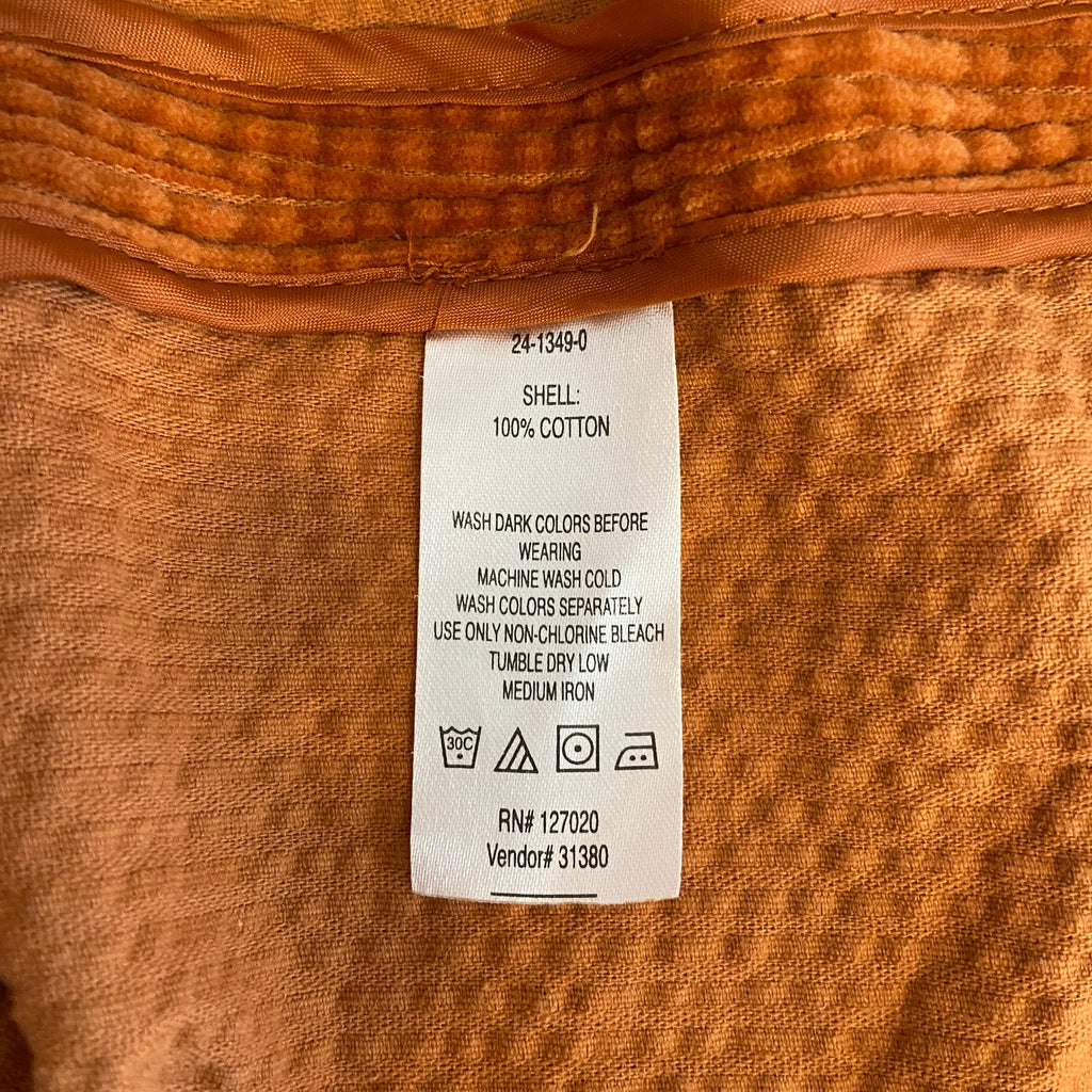Chadwicks Rust Orange Corduroy Lightweight Jacket - Women's Size M