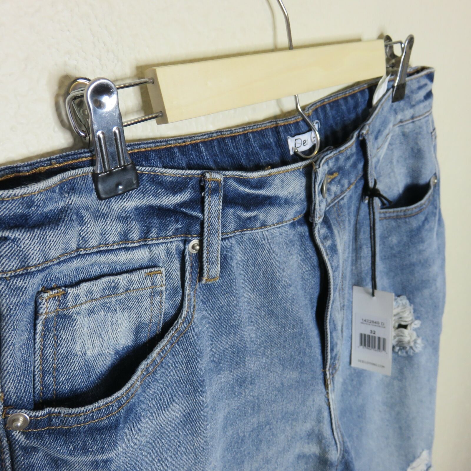 Dex Jeans Raw Hem Distressed Jeans - Women's Size 32