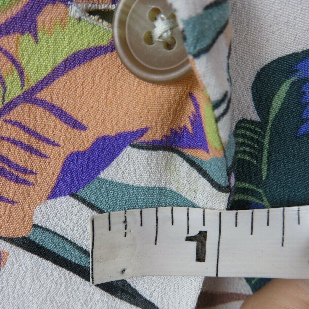 Sanctuary Wild Flower Tropical Print Lightweight Jacket Blazer - Women's XL