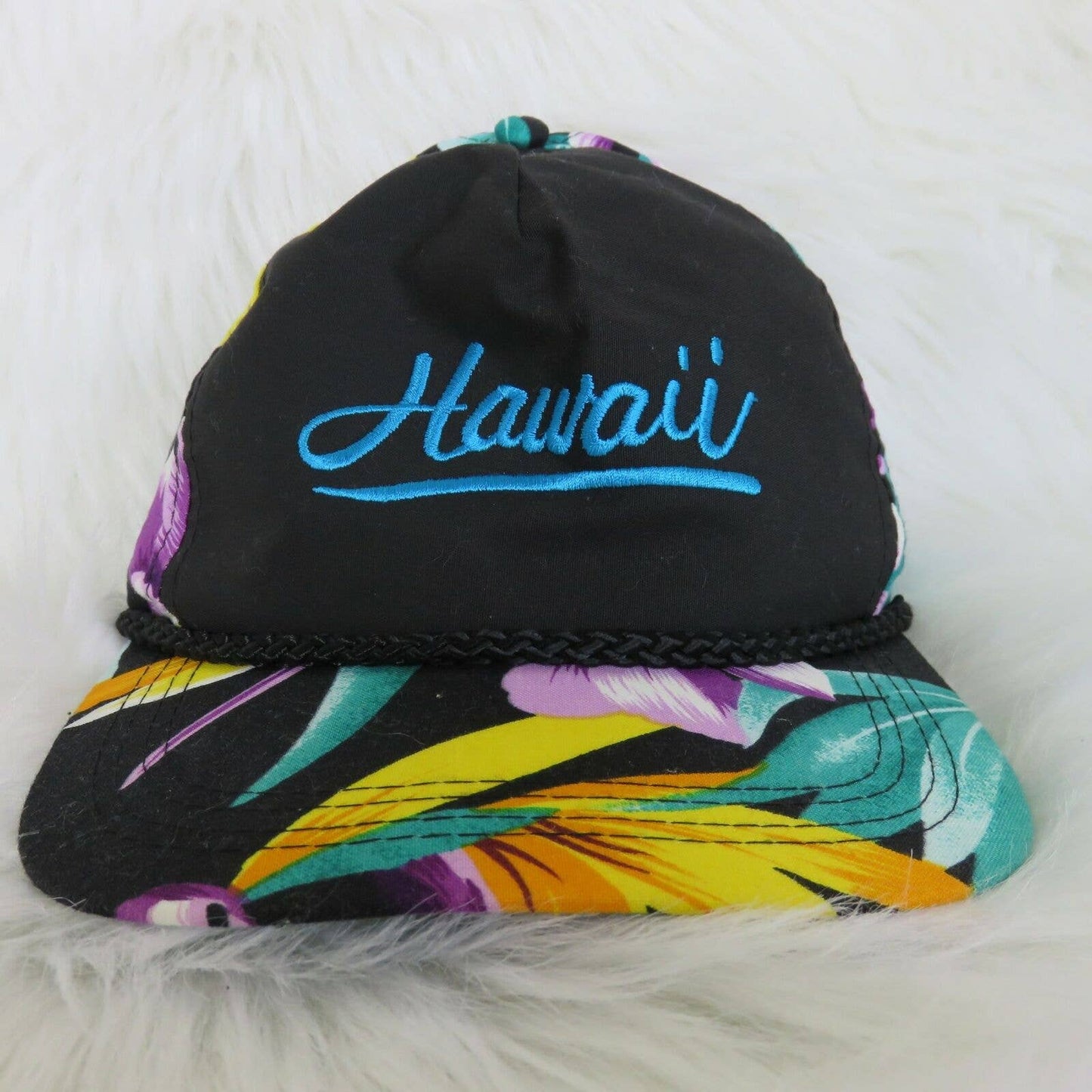 Vintage Hawaii Floral Snapback Hat