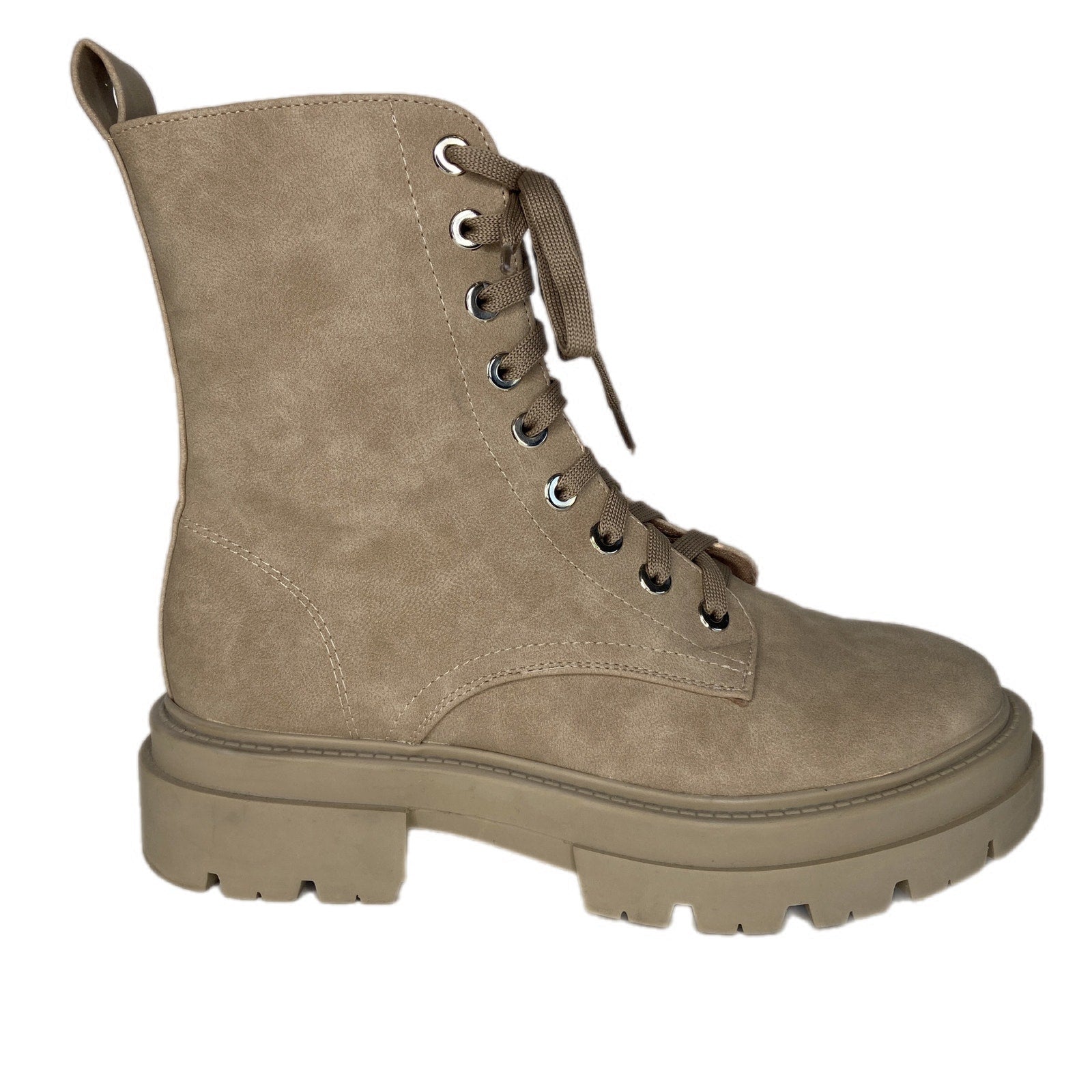 Dolce Vita Flume Tan Chunky Combat Boots - Women's Size 10