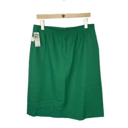Vintage Green A Line Below The Knee Polyester Skirt NWT - Women's Size 20