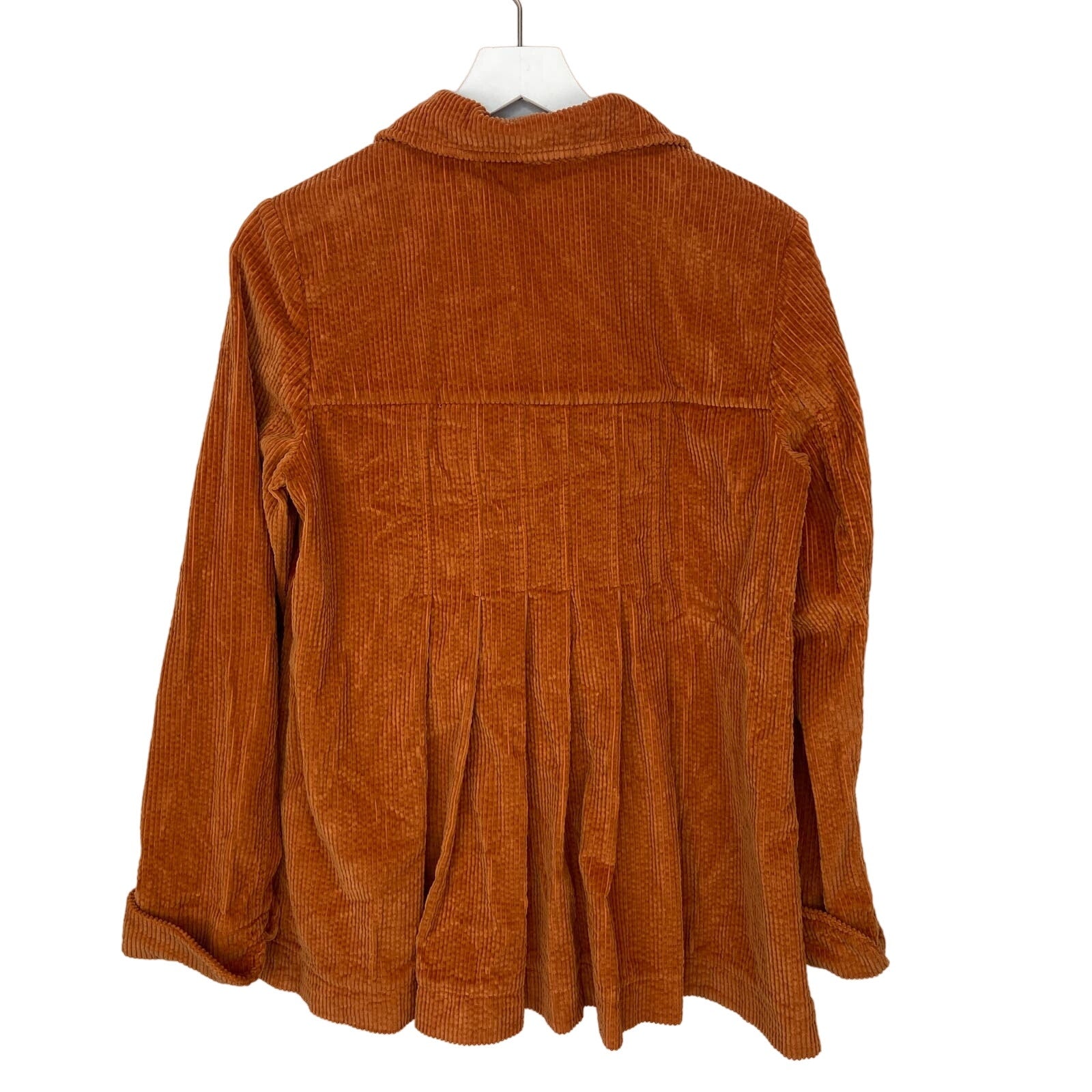 Chadwicks Rust Orange Corduroy Lightweight Jacket - Women's Size M