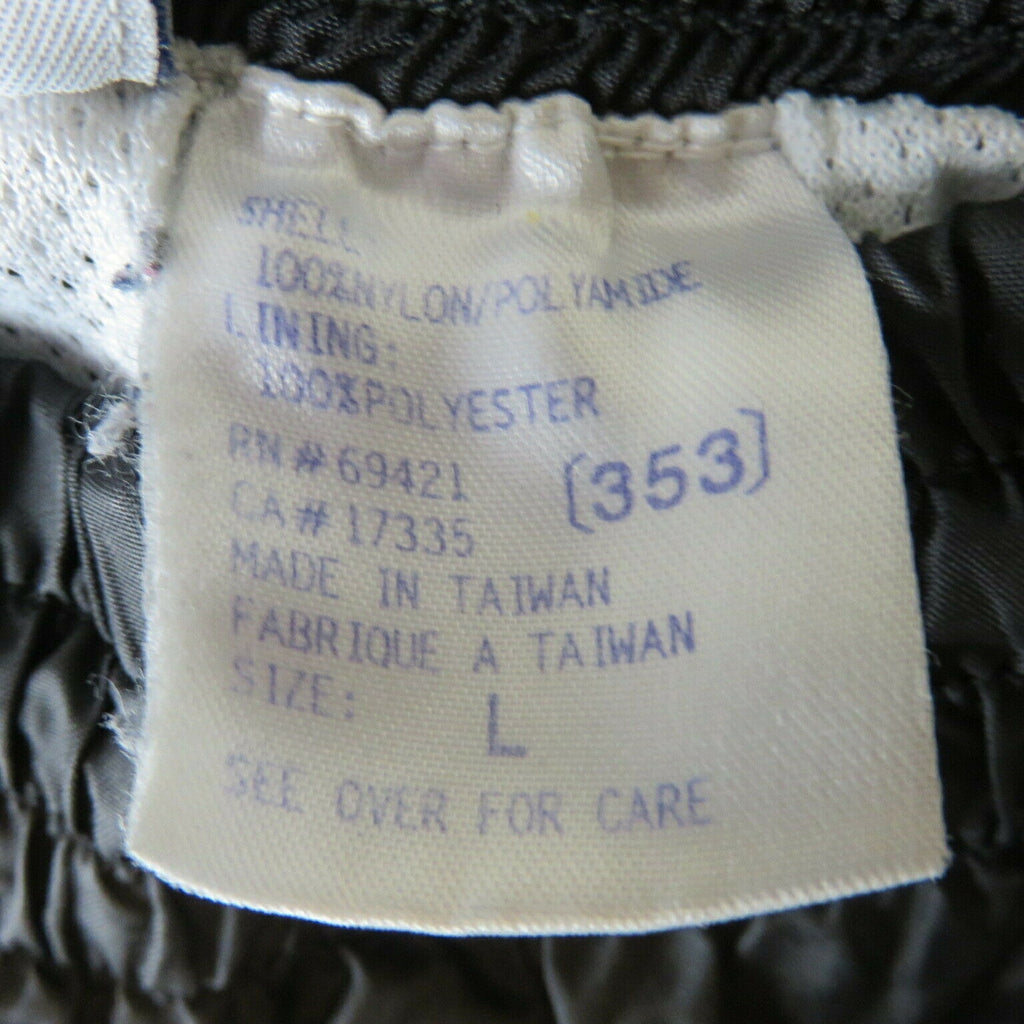 Vintage Reebok Black Cargo Style Track Pants - Women's Large