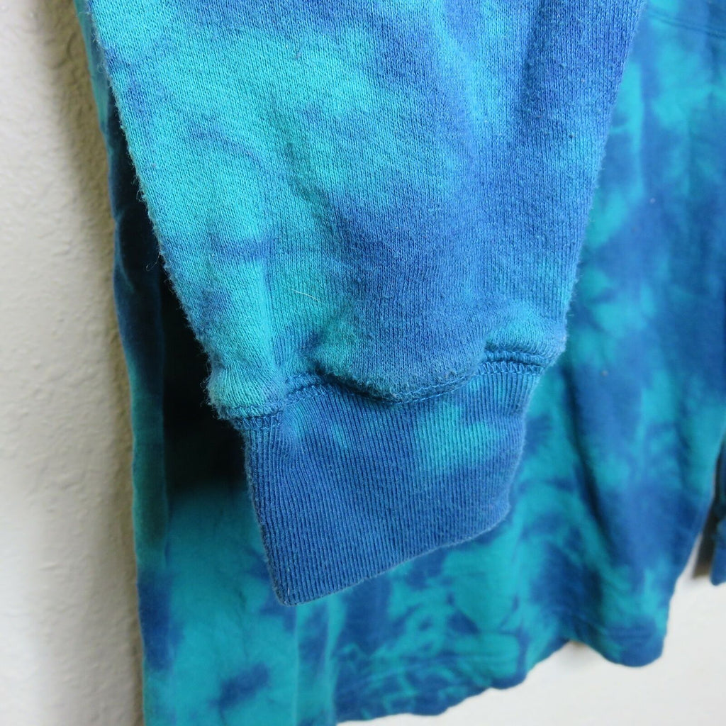 Pink Tie Dye Long Sleeve Light Weight Sweatshirt - Women's XS