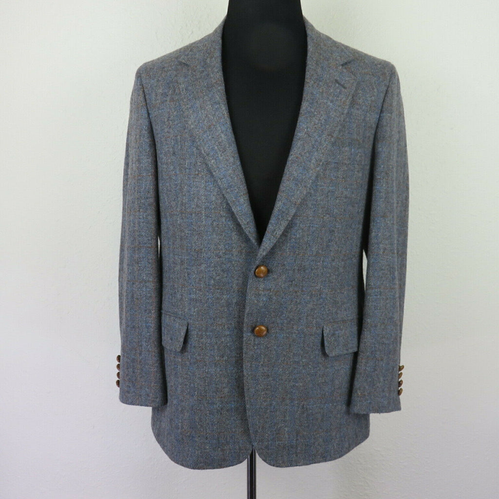 VanJulian for Dillard's Grey Wool Sport Coat Jacket - Men's Size 42