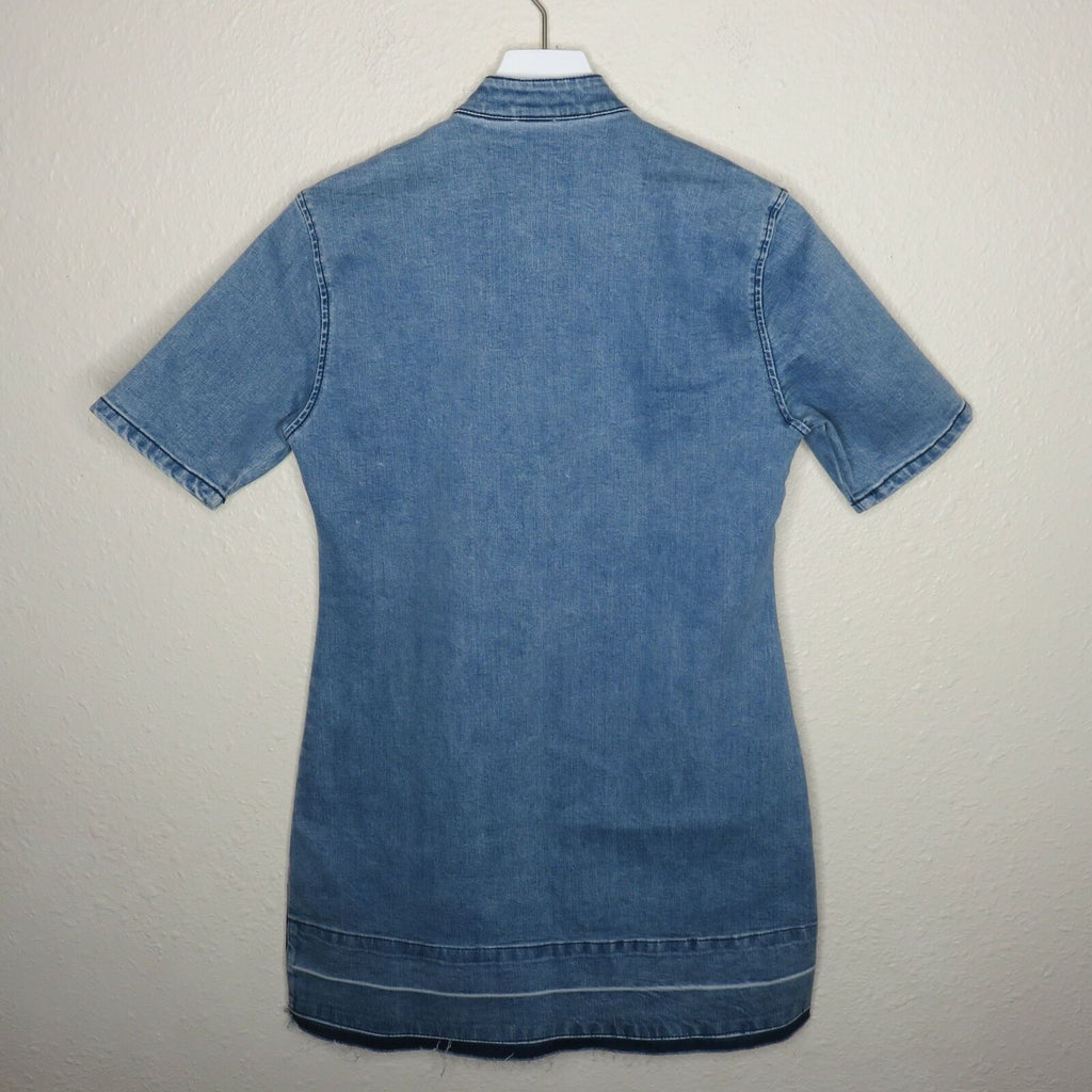 Somedays Lovin Denim Raw Hem Dress - Women's Small