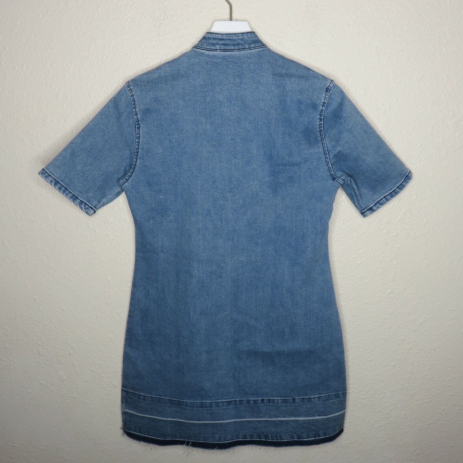 Somedays Lovin Denim Raw Hem Dress - Women's Small