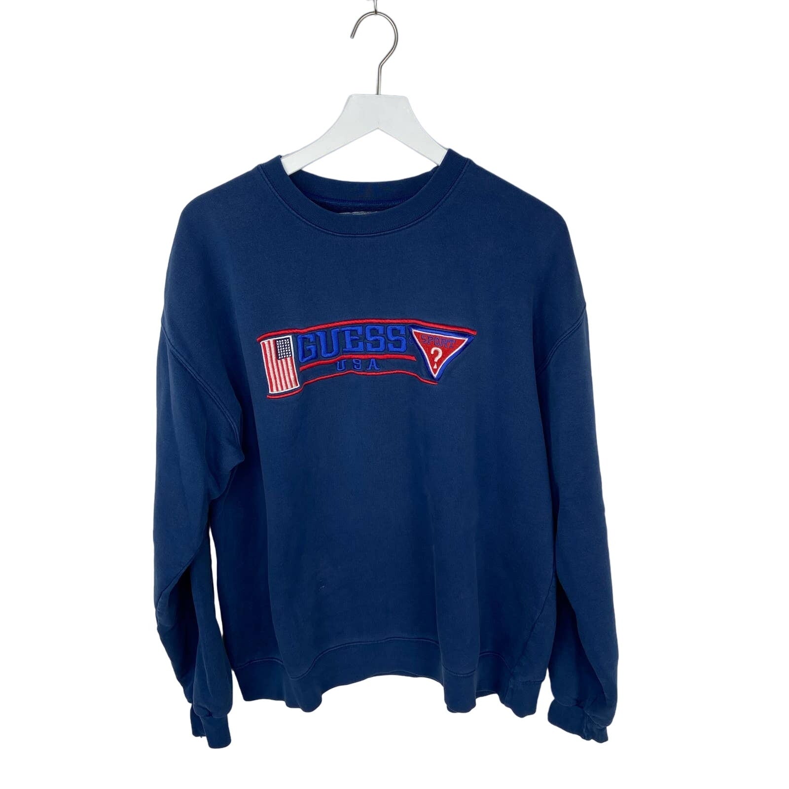 Vintage Guess Sport USA Embroidered Crewneck Sweatshirt - Men's Size L