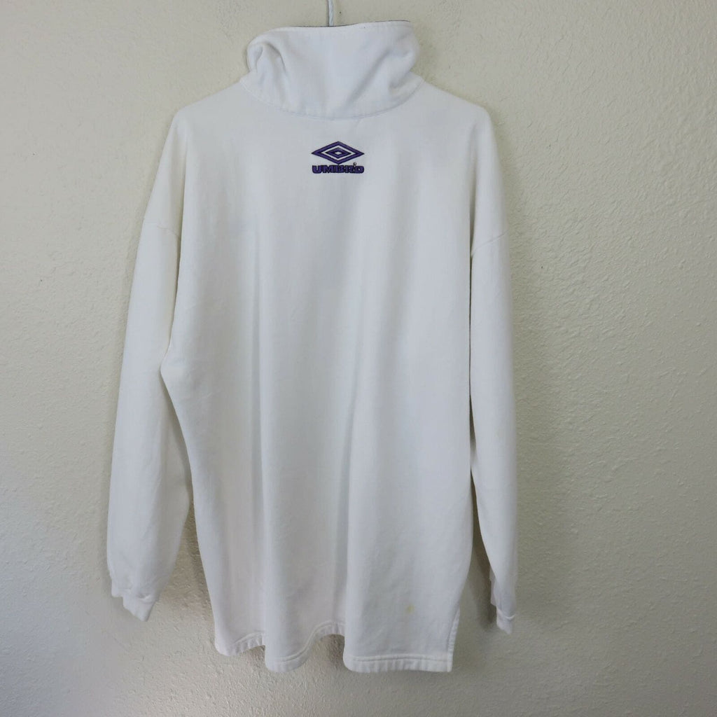 Vintage Umbro 1/4 Zip Sweatshirt - Adult Large