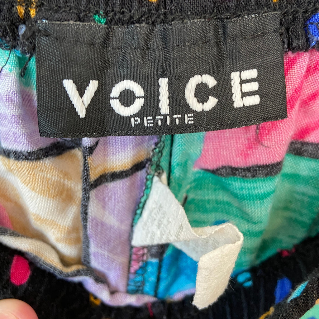 American Vintage Bright Floral Geo Print Midi Skirt - Women's Size M Petite