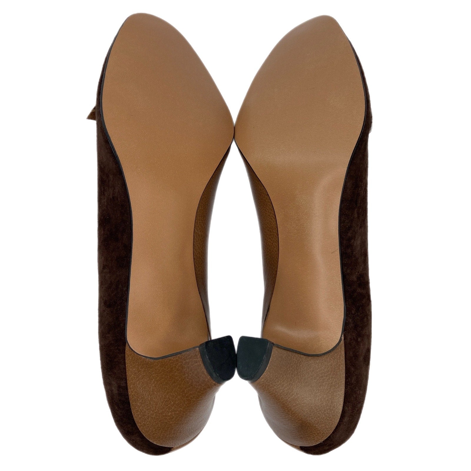 Vintage Bob Baker Leather Suede Two Tone Pumps - Women's Size 8