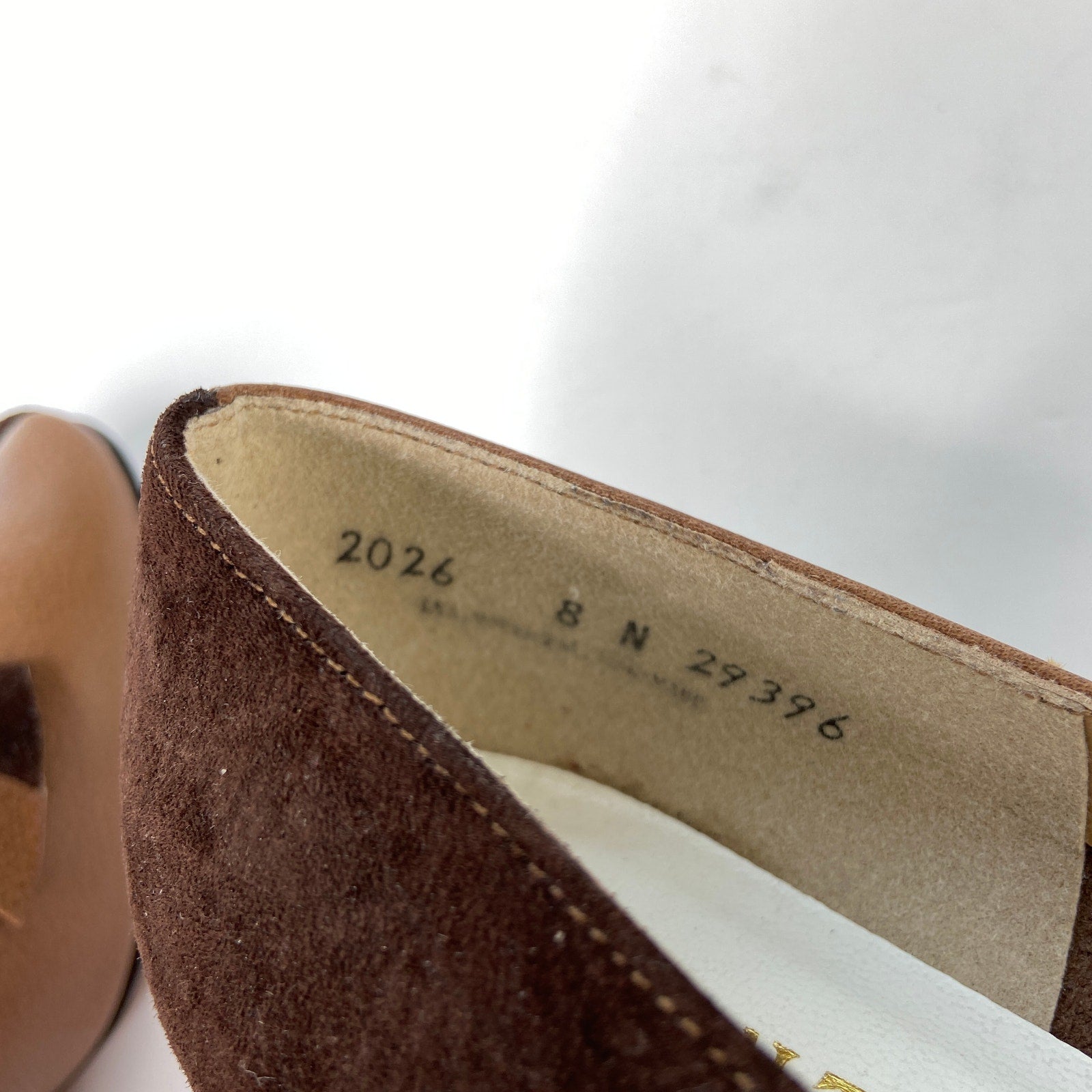 Vintage Bob Baker Leather Suede Two Tone Pumps - Women's Size 8