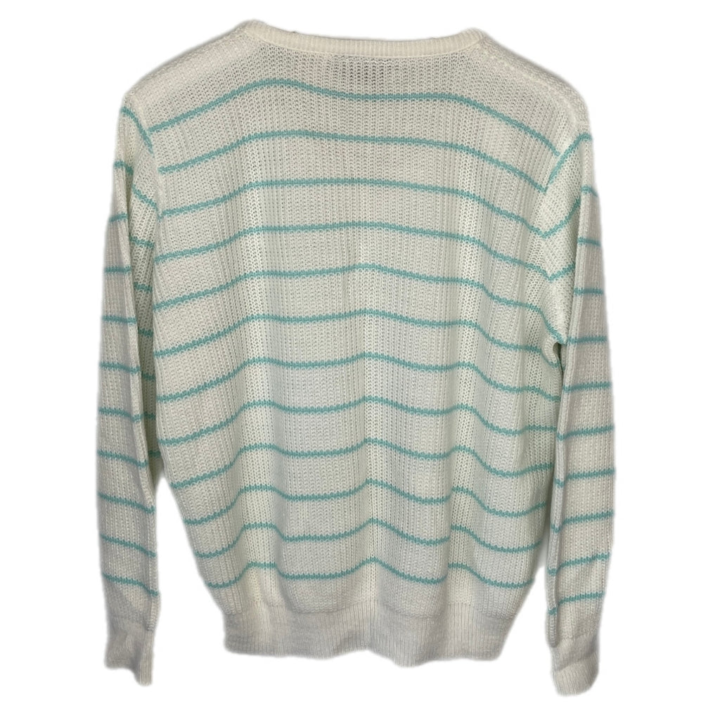 American Vintage Striped V Neck Sweater - Women's Size L