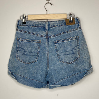 American Eagle High Waist Cuffed Hem Shorts - Women's Size 6